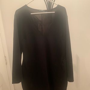 SHEIN black knee length cocktail dress